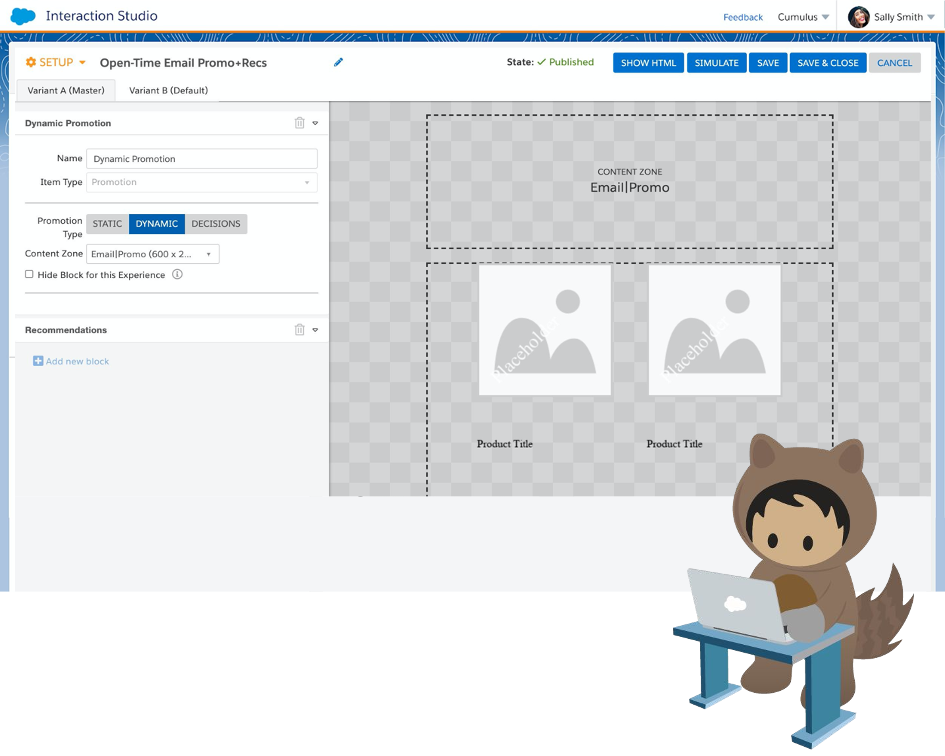 Salesforce Interaction Studio E-Mail